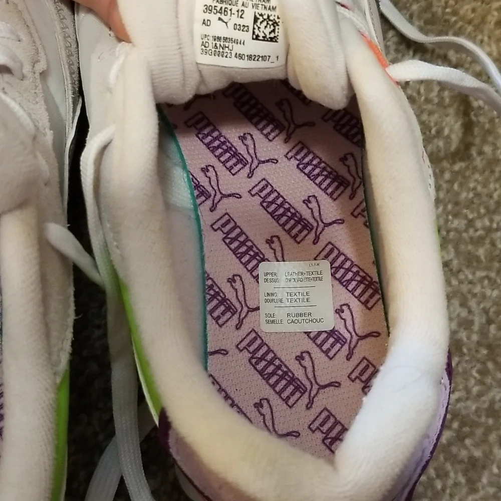 PUMA Blacktop Rider 'Cool Dark Grey Lime' Womens 8.5